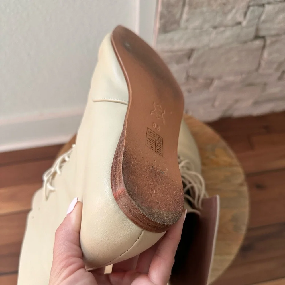 American Duchess Hartfield Regency Boots in Ivory sz: 9.5 - Picture 14 of 15